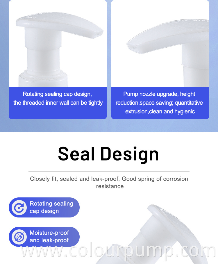 Customize Eco Friendly Liquid Soap Dispenser Plastic Bottle Pump All PP Plastic Lotion Pump for washing